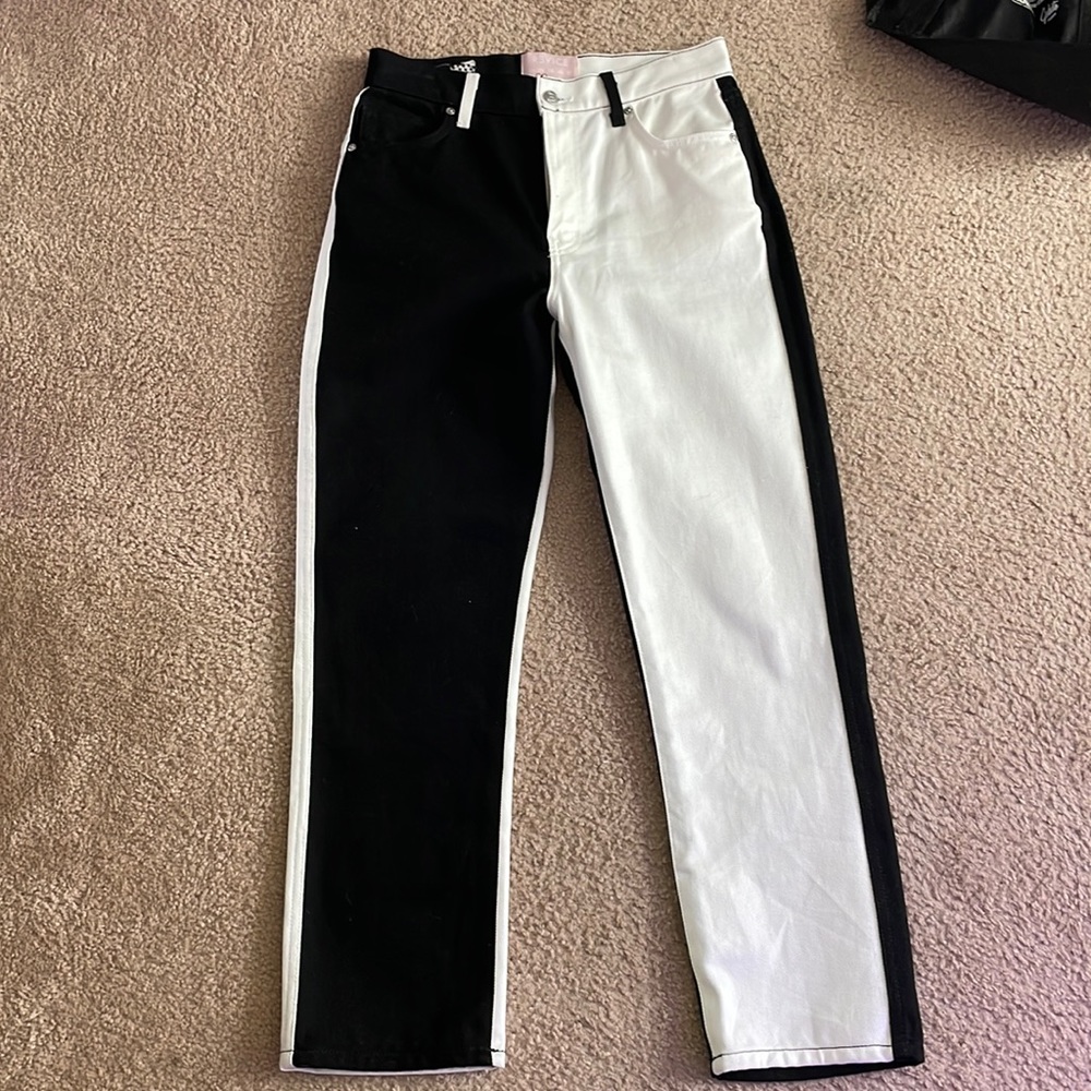 revice color block jeans